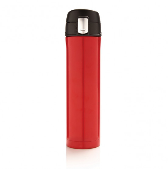 Kubek termiczny z nadrukiem 450 ml - czerwony