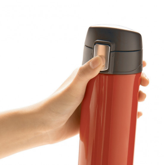 Czerwony kubek termiczny do personalizacji Państwa logiem, pojemność 300 ml - czerwony