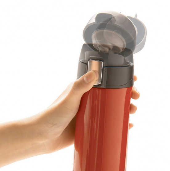 Czerwony kubek termiczny do personalizacji Państwa logiem, pojemność 300 ml - czerwony