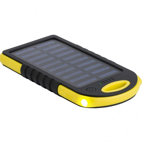 power bank solarny z nadrukiem logo