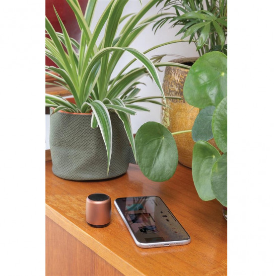 Reklamowy bezprzewodowy głośnik bluetooth w brązowym kolorze