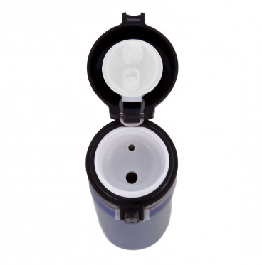 Kubek termiczny z logo 450ml- niebieski