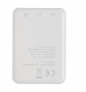 Biały power bank do nadruku logo 5000mAh, kiesonkowy rozmiar