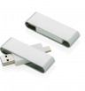 Obrotowy pendrive USB z nadrukiem logo