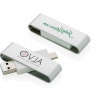 Obrotowy pendrive USB z nadrukiem logo