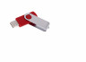 pendrive czerwony z obrótową blaszką